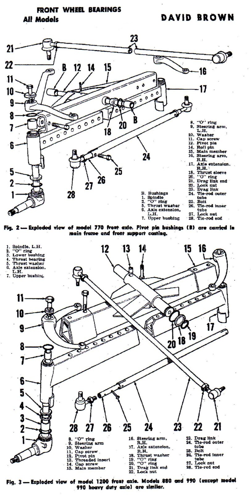 David Brown tractor Manual 990, 780, 880, 1200, 2800, 4600 eBay