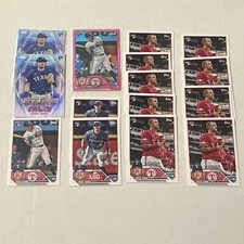2023 Topps Chrome Josh Jung RC Pink Refractor Rookie with paper Base #93 Rangers
