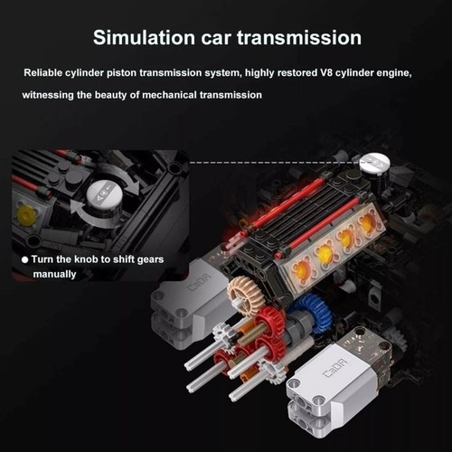 Master C61042W Super Car Building block Remote Control Italian super Car - 第 6/8 張圖片