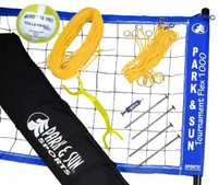 Volleyball Net, Tournament Flex 1000 ,poles Beach + Pump, Sports Outdoor Blue on sale Volleyball Net, Tournament Flex 1000 ,poles Beach + Pump, Sports Outdoor Blue on sale