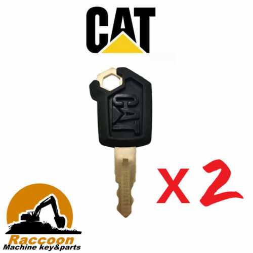 2pcs Fit Caterpillar CAT 5P8500 excavator loader bulldozer Truck ignition key - 第 1/3 張圖片