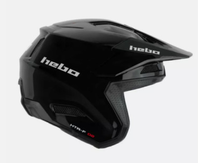 Hebo Trials Helm Zone Pro Monocolour BLACK 2024 DESIGN NEU