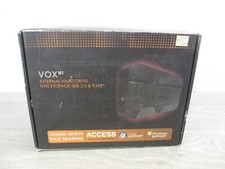 VOX N1 External Hard Drive NAS Storage USB 2.0 & RJ45 Case Black-Great Condition