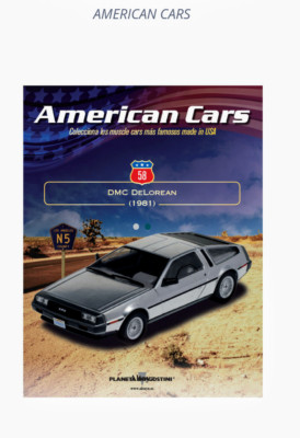 DMC DELOREAN (1981), AMERICAN CARS, ALTAYA, DIECAST 1:43