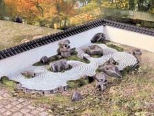 28mm Samurai zen garden +walls 3d alien worlds wargaming test of honour, kensi