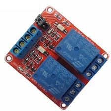5pcs 5V 2 Channel Relay Module with Optocoupler and High/Low Level Trigger