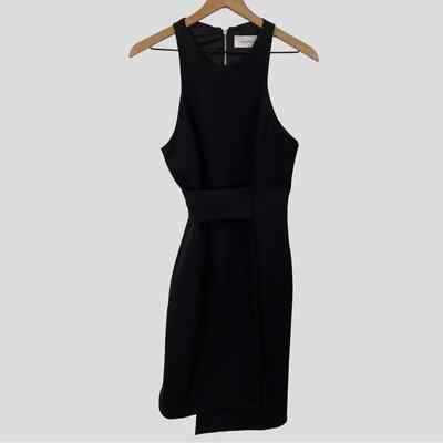 N/Nicholas Black Asymmetrical Layered Band Dress US size 6 | eBay