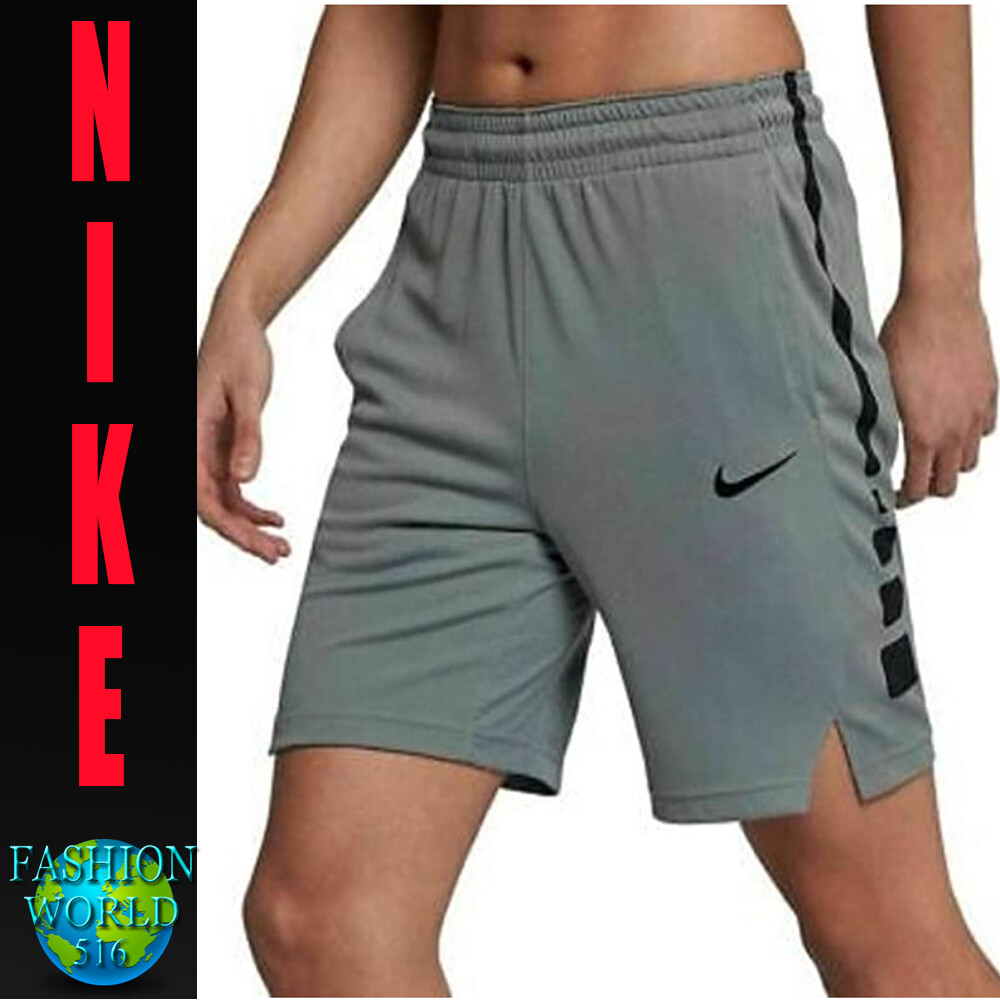 nike basketball shorts grey