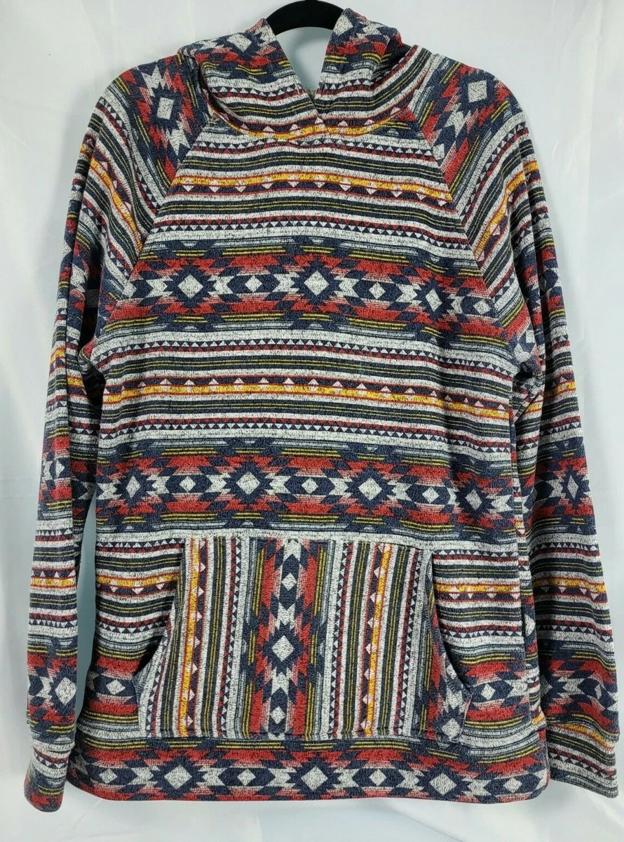 Trademark Brooklyn Cloth Mens Aztec Tribal Hoodie Sweatshirt M | eBay