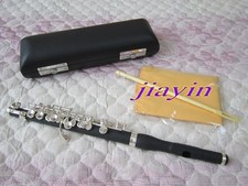 New Piccolo C key Rubber Wood Body Silver Plated Closed Hole Case