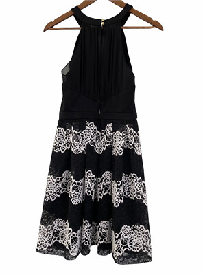 pewter lace dress MGNY 71934 Pewter main image 1