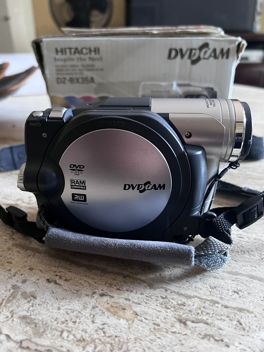Hitachi DZ-BX35A DVD Camcorder Cinema Res 1200X Digital Zoom | eBay
