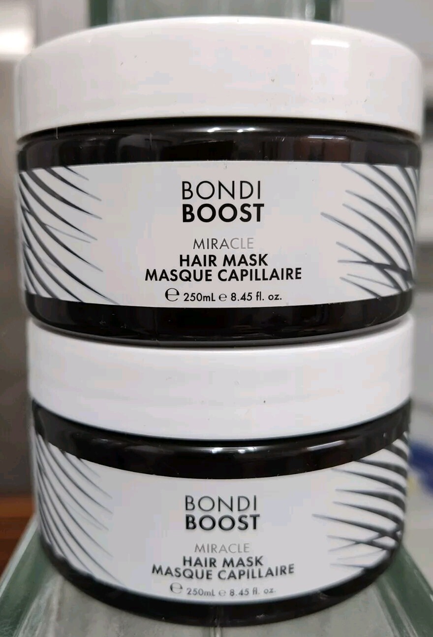 (2) BONDI BOOST Miracle Hair Mask 2 x 8.45 oz/250 mL FULL SIZE NEW ...