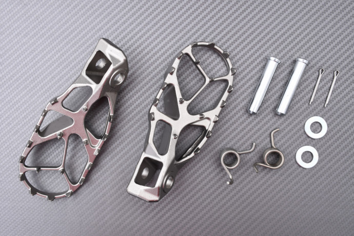 Repose-pieds cross en acier pour KTM XC 250 2023-2024 structure Renforcée