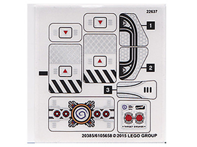NEW LEGO - Sticker - Ultra Agents - Drillex Diamond Job - Set