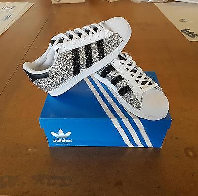 adidas superstar nere punta argento