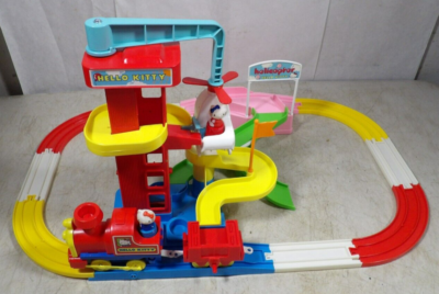 VTG 1976 Sanrio Tomy Hello Kitty Helicopter Train Toy Set Japan