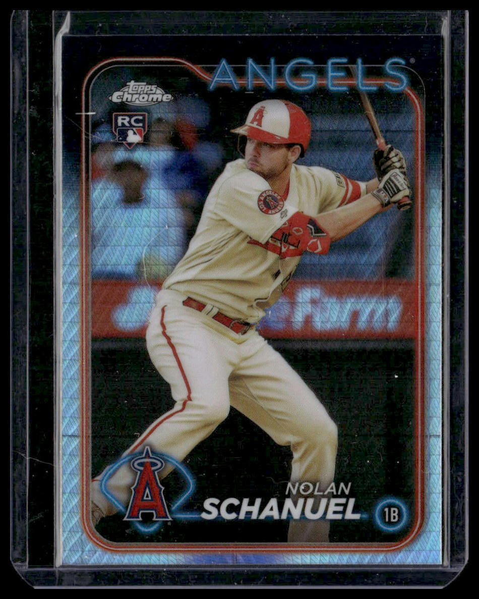 2024 Topps Chrome #274 Nolan Schanuel Prism Refractors