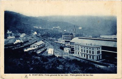 CPA AK PORT-BOU Vista general de las vies SPAIN (744407)