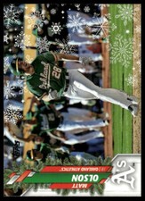 Matt Olson 2020 Topps Holiday #HW46 Oakland Athletics