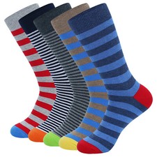 5 pairs of autumn and winter oversized men's socks with breathable cotton socks