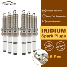6x Iridium & Platinum Spark Plugs For Mercedes-Benz E350 3.5L 2012-2016