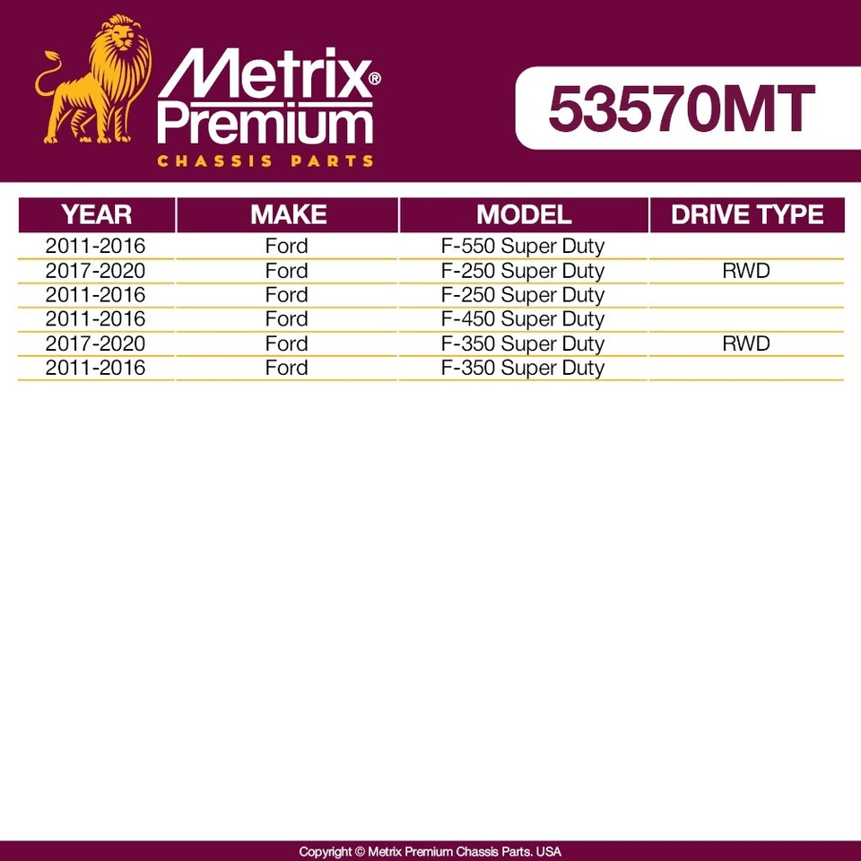 Brazo delantero Pitman para Ford F-250 F-350 2011-2022 11-16 F-450 Super Duty K440028 Foto 2 de 4