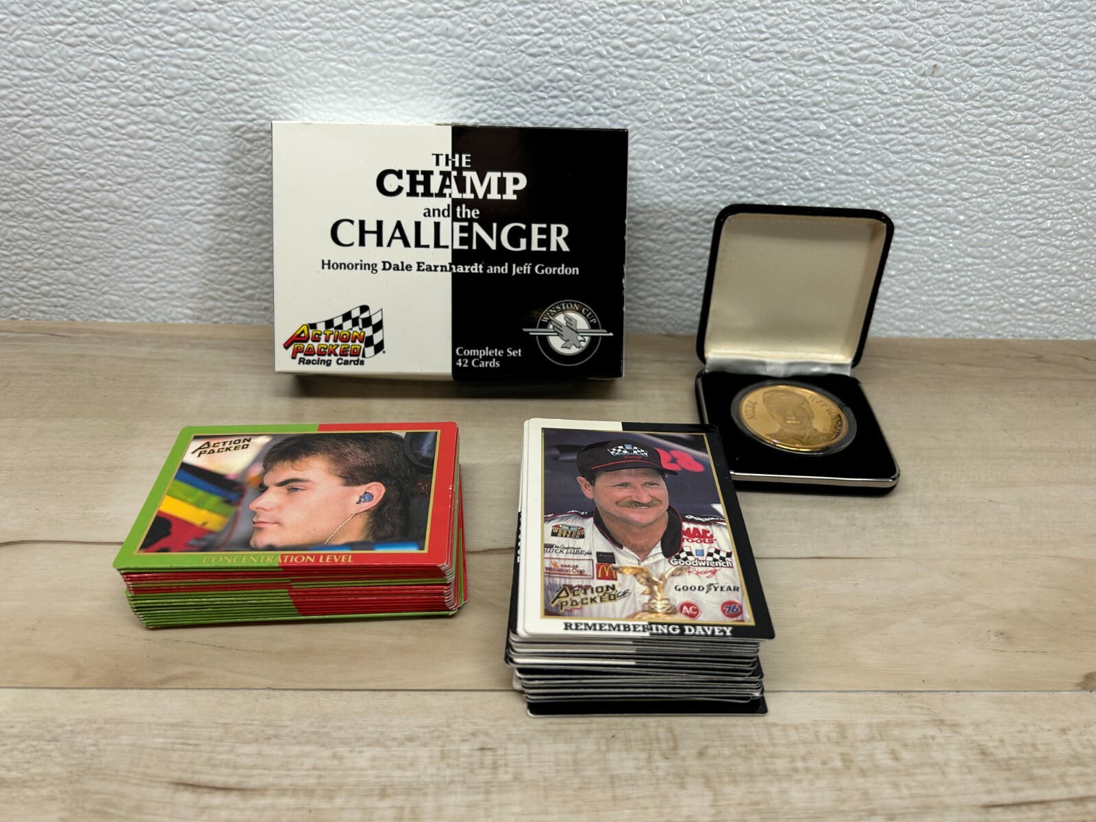 Nascar Jeff Gordon Collectible Cards 25th Coin Anniversary Champions Box Set