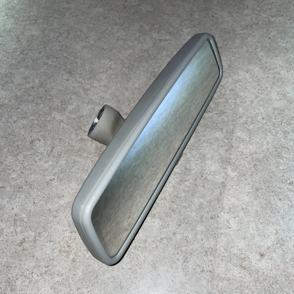 1999 2006 VW Jetta Golf Interior Rear View Mirror OEM Pearl Grey Volkswagen - Image 2 of 4
