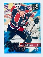 1995-96 Fleer Ultra Extra High Speed Insert #2 Jason Arnott Edmonton Oilers