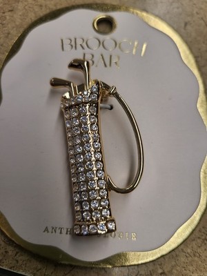 Anthropologie Brooch Bar Golf Bag