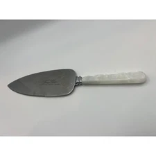 VTG Treasure Masters Sheffield England Cake Server Stainless Steel Pearl Handle