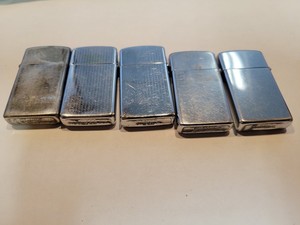 5 pc lot Zippo Lighter 1999 1990 1973 1981 1974