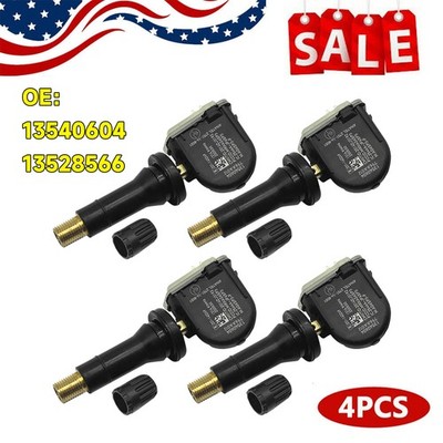 4PCS OEM 13540604 TPMS 315MHz Tire Pressure Sensor For GMC Chevy Buick Cadillac