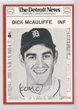 1981 Detroit News Tigers Boys of Summer 100th Anniversary Dick McAuliffe 0b5