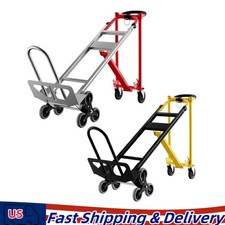 Aluminum Convertible Hand Truck 3-in-1 800 Lbs Capacity Heavy Duty Dolly Cart