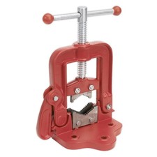 Sealey Pipe Vice 85mm Bench Mounting for Electrical Conduits Air Installations