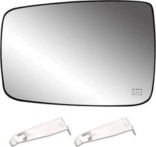 Driver Side Heated Mirror Glass Compatible with 2009-2018 Dodge Ram Pick-Up 1500