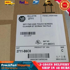 2711-B6C8 Ser B 2711B6C8 PanelView 600 Touch Key DH FRN 4.46  US Free Tax