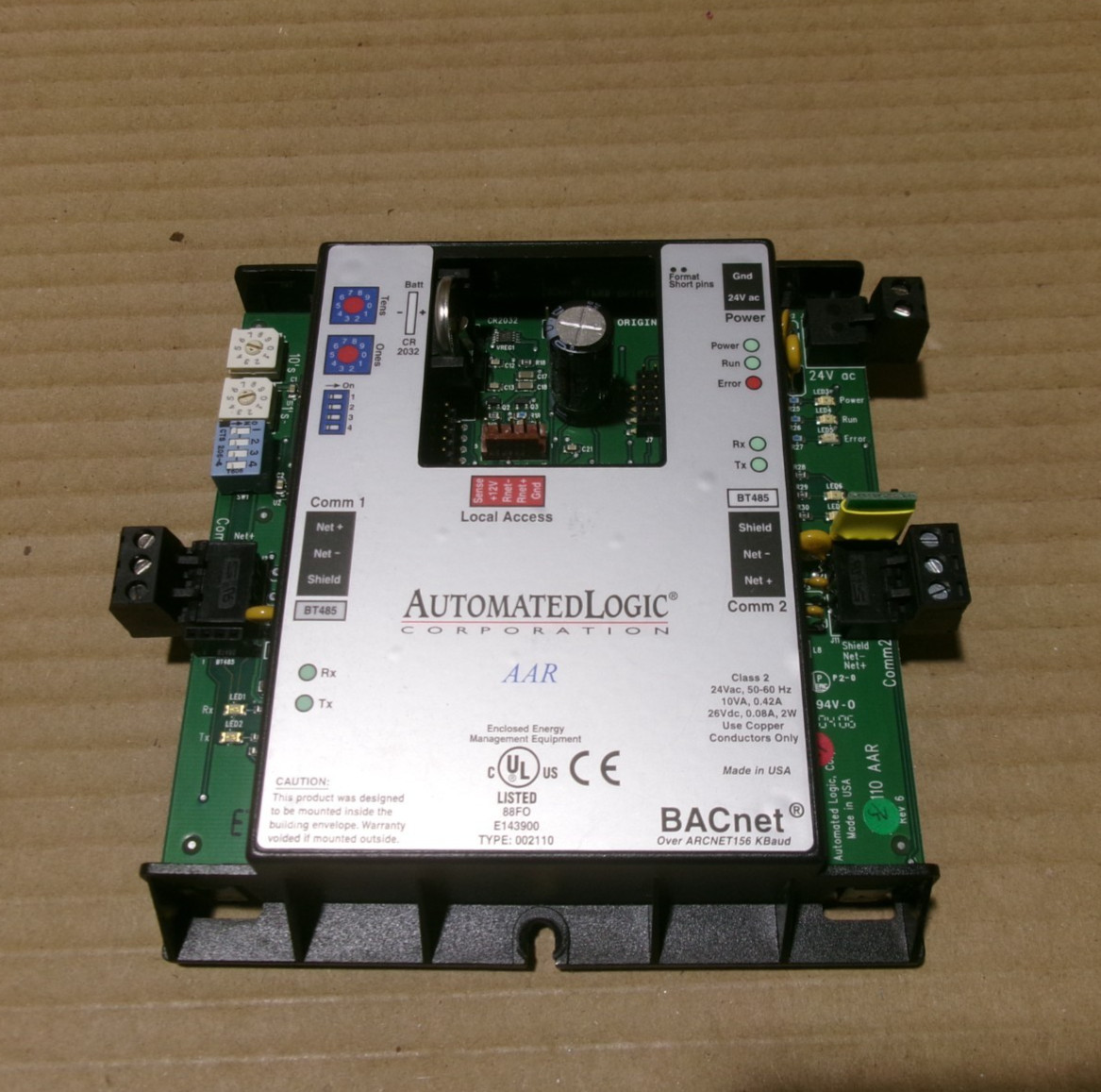 Automated Logic AAR BACnet Control Module #20 AK