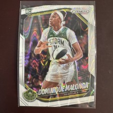 2025 Panini Prizm WNBA - Dominique Malonga #116 White Seismic Prizm (RC)