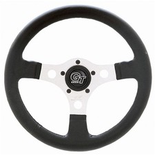 Grant Products 762 Formula Gt 12 Steering Wheel - Black Leather Grained Vinyl