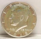 USA, 1968-S Kennedy Half Dollar, silver, .1479oz, Proof, Light Toning, NR, 6-16