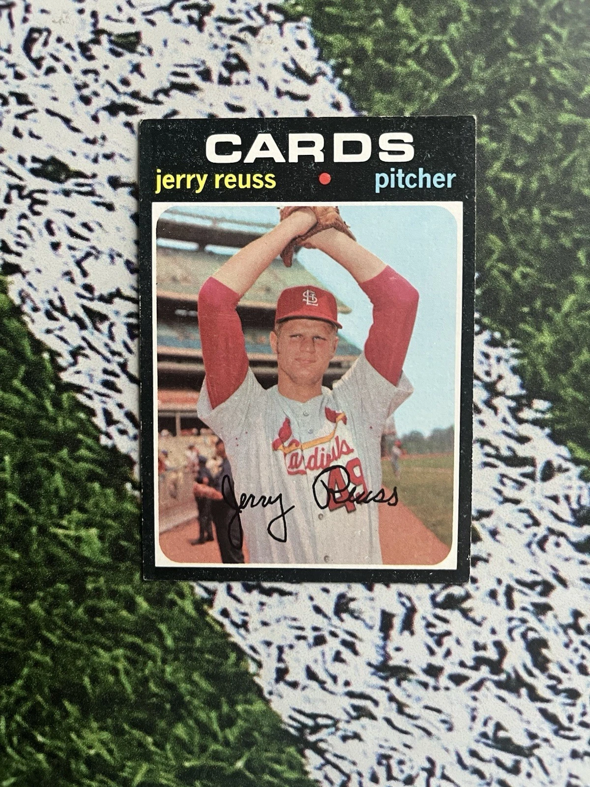 1971 Topps Baseball Jerry Reuss #158 EX Condition Low Cost Shipping