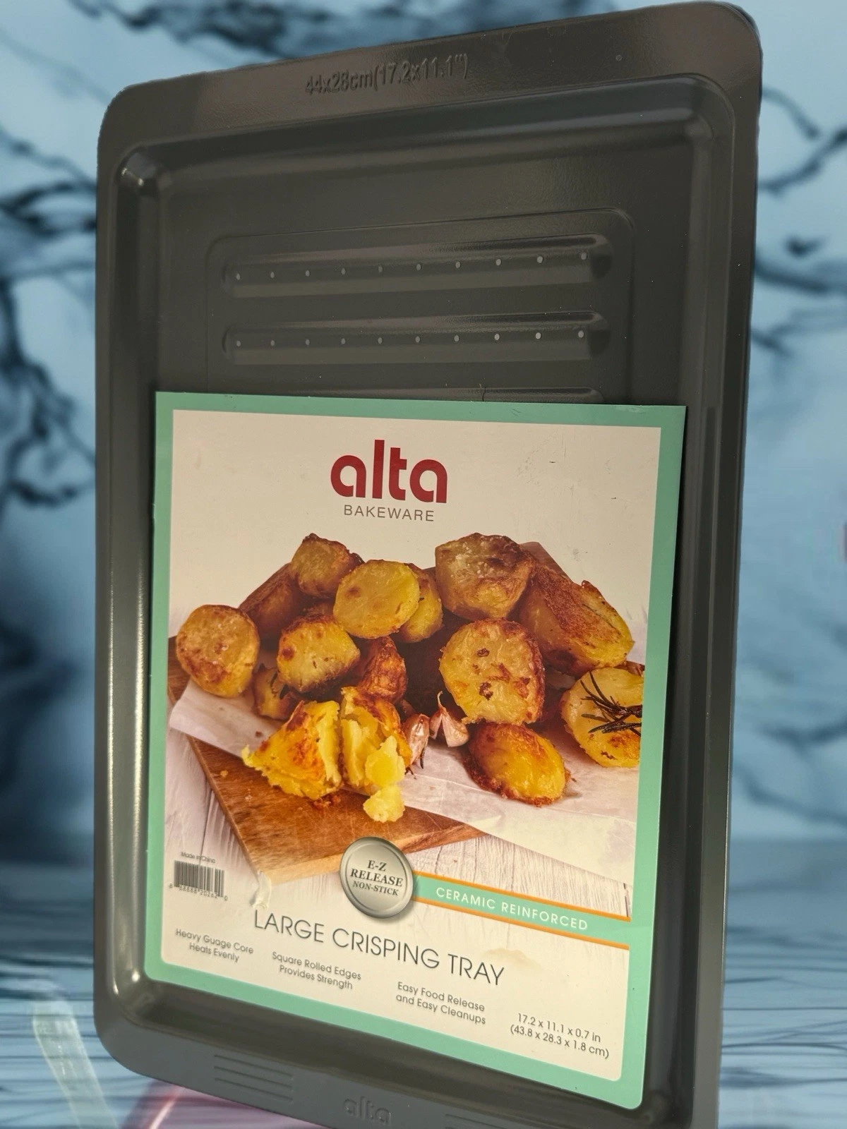 Alta Bakeware Large Baking Sheet Crisping Tray - Heavy Gauge Ceramic Reinforced
Opens in a new windo