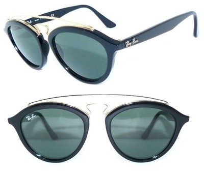 Ray Ban SONNENBRILLE SCHWARZ GRÜN GATSBY RB 4257 small 601 BRILLE 4256 ETUI 4346