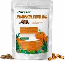 2-in-1 Pumpkin Seed Oil 3000mg with Saw Palmetto Softgels Hair Support 60ct