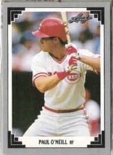 PAUL O'NEILL 1991 Leaf #219. REDS
