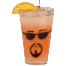 Tree Buddees Iced T Ornament Funny Rapper & Actor Inspired Resin Glass of Iced T