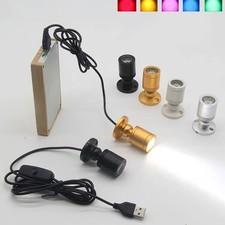USB LED Cabinet Light Mini Spotlight Display Shelf Downlight